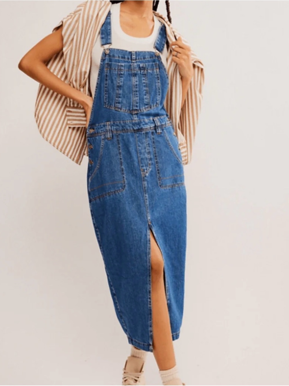We The Free Bardot Denim Skirtall by Free People